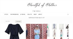 Desktop Screenshot of closetfulofclothes.com